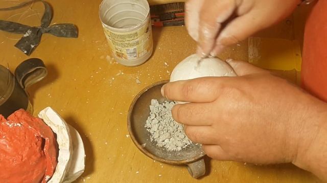 Как сделать Череп из гипса.Формовка покраска.DIY. смотреть онлайн