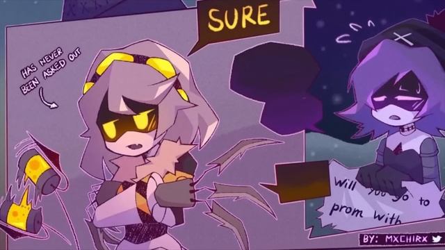 V & N's YANDERE Love! (Murder Drones Comic Dub) смотреть онлайн