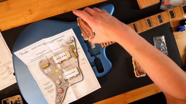 How to Build Your OWN Fender Jazzmaster from start to finish