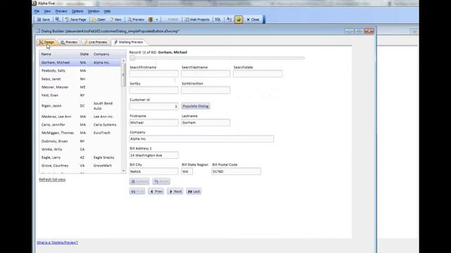 V11 In Depth Demonstration on FP11_DLGNAV1 - Search Part 1 смотреть онлайн