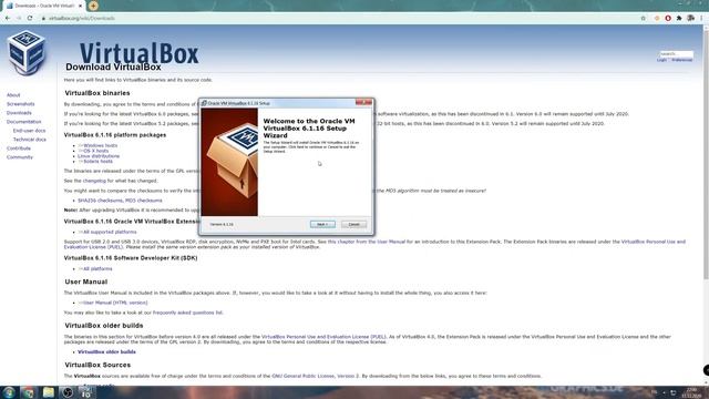 Установка VirtualBox 6.1.x в Windows смотреть онлайн