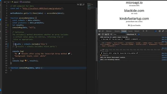 How to use includes() in JavaScript смотреть онлайн