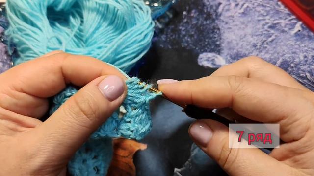 Шикарный бактус крючком для начинающих. 1 часть. Пошаговый - порядный мастер-класс. 1-10 ряд смотреть онлайн