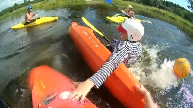кануполо в Комсомольске-на-Амуре. Тренировка на озере возле набережной Амура смотреть онлайн