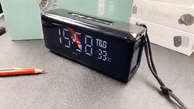 Boxa Portabila Stereo Cu Radio, Bluetooth, Card, USB, Ceas si Temperatura TG-174 - nestemag.ro смотреть онлайн