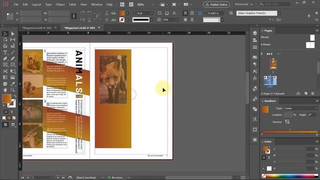 Indesign tutorial: Creating magazine in indesign and mockup in photoshop смотреть онлайн