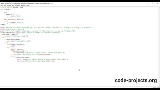 Binary Converter In Python With Source Code | Source Code & Projects смотреть онлайн