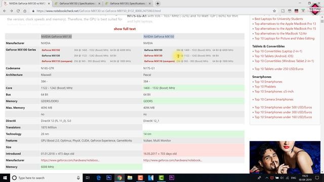 Nvedia geforce MX150 vs Nvedia geforce MX130 graphics card difference & Specs ?? смотреть онлайн