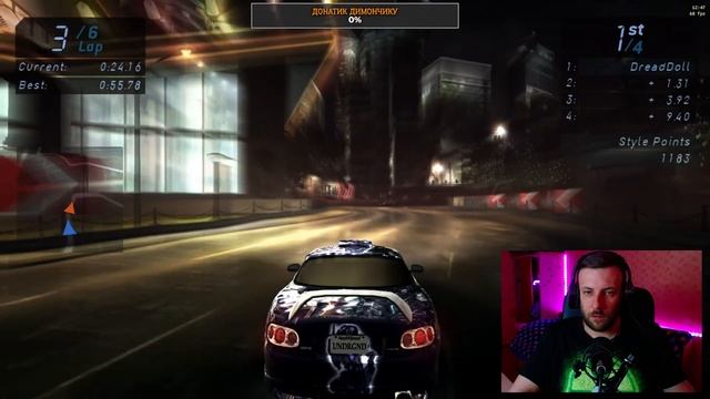 [СТРИМ] Need For Speed Underground Redux В 2023. Эрон-Дон-Дон с Димончиком смотреть онлайн