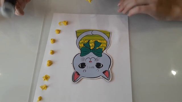 Поделка Котенок из жидкого пластилина смотреть онлайн