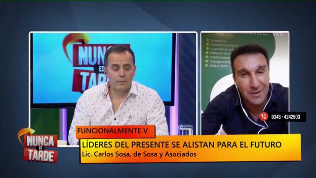 | Carlos A. Sosa | Cambio, Equilibrio Y Reinvención - Nunca Es Tarde , Canal 9 Litoral