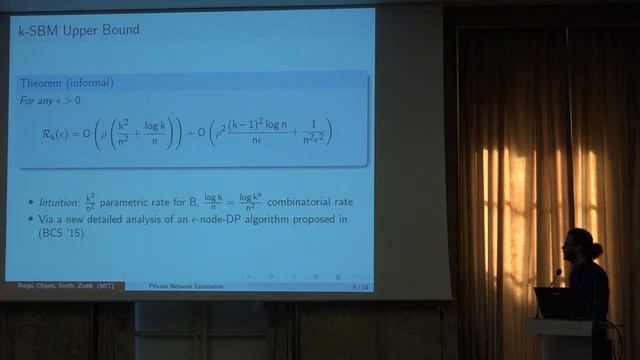 2.3.B: Revealing network structure, confidentially: Improved Rates for Node-private Graphon ... смотреть онлайн