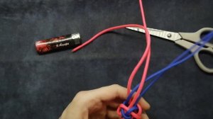 Как закончить темляк - брелок. Бриллиантовый узел из 4 шнуров