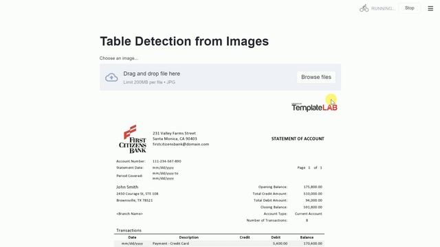 Table Detection in Document Images such as Invoices, Bank Statements using Python смотреть онлайн