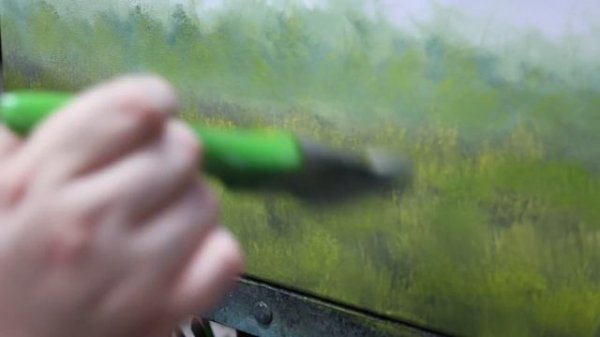 Birch View Se:7 Ep:13 (Painting With Magic) Landscape painting