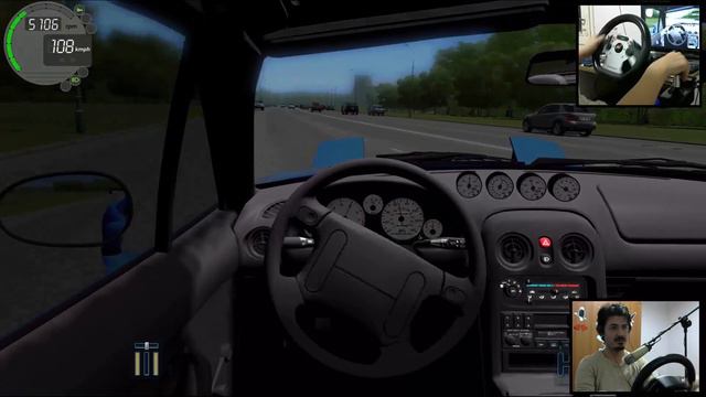 Mazda mx5 Modu - City Car Driving (ccd mods) türkçe oynanış - #73 - w/fanatec direksiyon seti смотреть онлайн