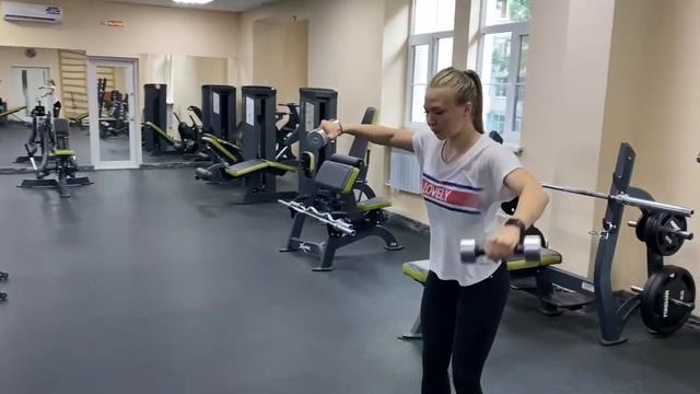 Тренировка всех пучков дельтовидных мышц смотреть онлайн