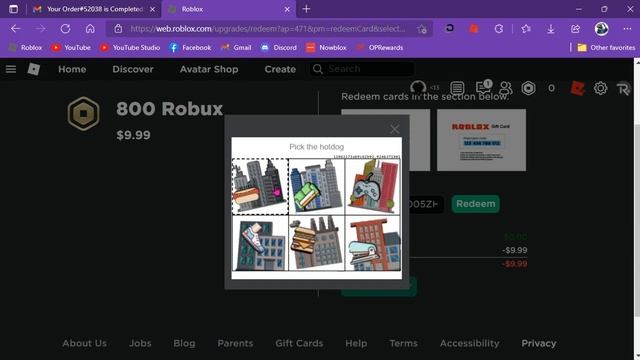First Time Redeeming A Roblox Gift Card?10$ (800 Robux) смотреть онлайн