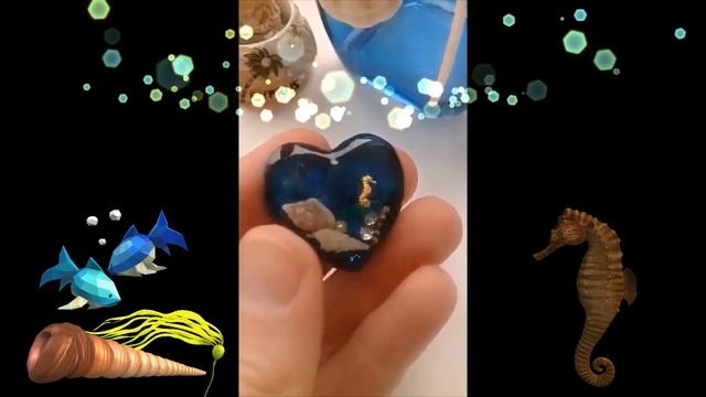 Эпоксидка . Декупаж . Море. Как делать красоту. смотреть онлайн