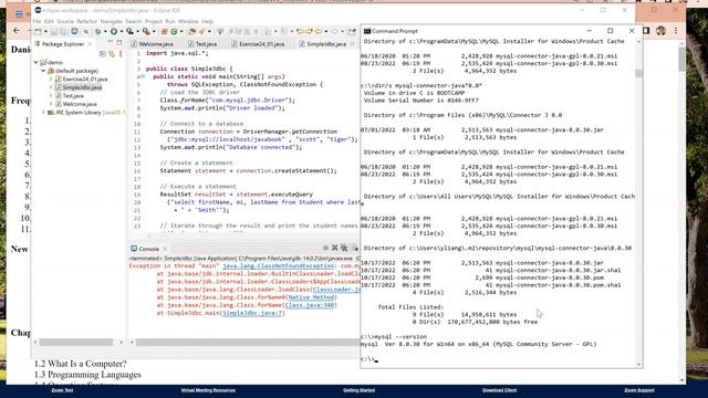 Eclipse 2022 06 MySQL 8 JDBC Driver смотреть онлайн