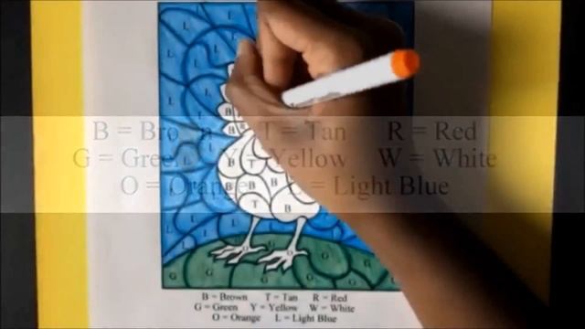 The Coloring Couple Presents: Color by Number | Happy Thanksgiving | How to смотреть онлайн