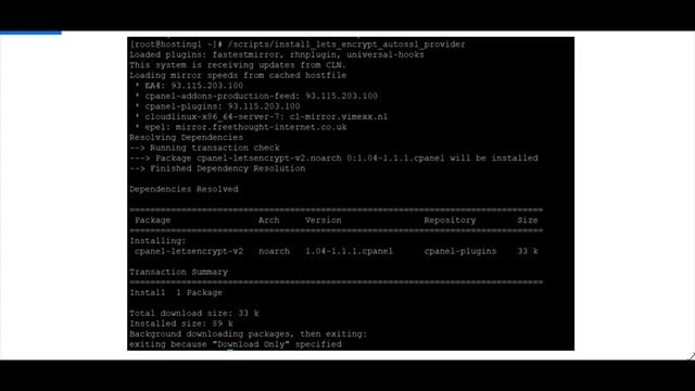 How to install and enable Let’s Encrypt Plugin in WHM. смотреть онлайн
