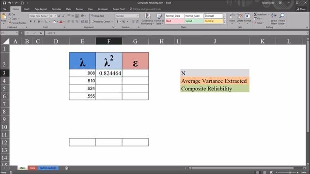 Average Variance Extracted and Composite Reliability after Factor Analysis using SPSS and Excel смотреть онлайн