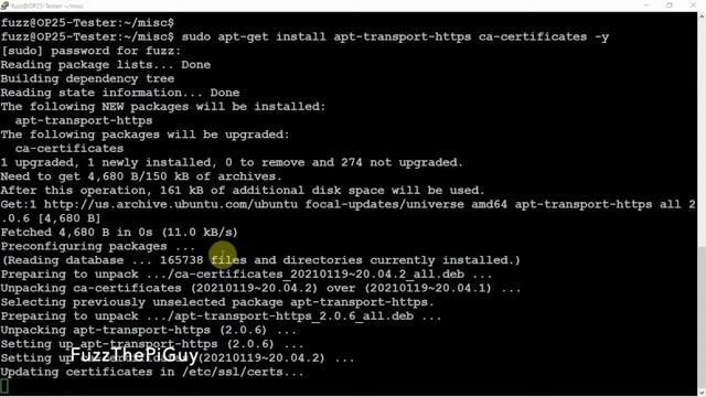 Fixing The Server Certificate Verification Failed On Ubuntu | Updating CA смотреть онлайн