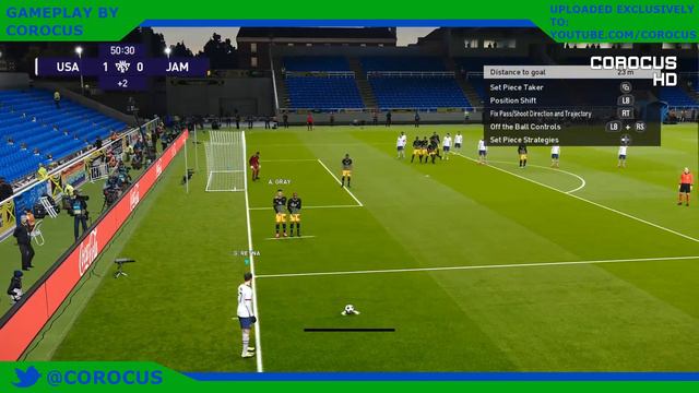 USA vs Jamaica | International Friendly | PES 2021 смотреть онлайн