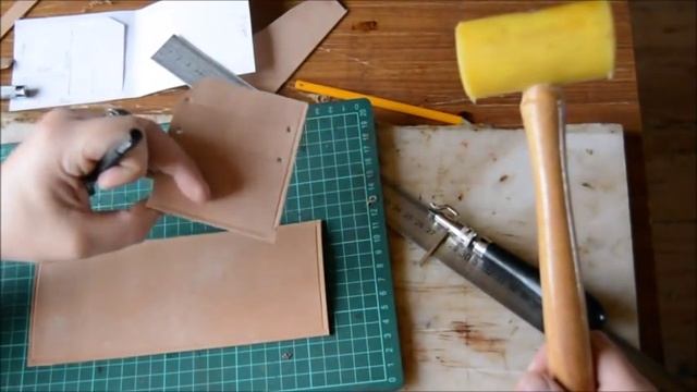 Уроки работы с кожей. Делаем стильную купюрницу за 20 минут www.muzylevstyle.ru смотреть онлайн