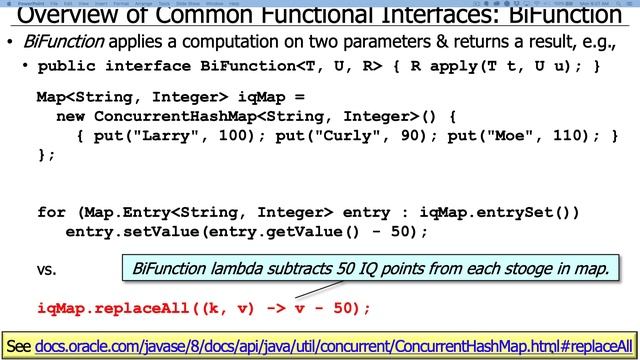 Java Functional Interfaces: BiFunction смотреть онлайн