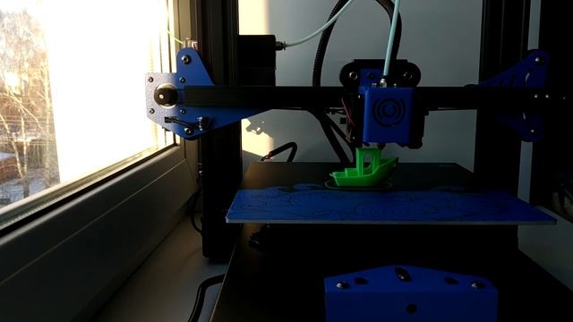 Вторая печать на 3D принтере Two Trees Bluer смотреть онлайн