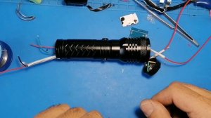 Ремонт фонаря с шокером.