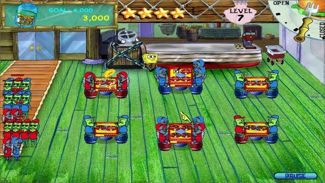 SpongeBob SquarePants Diner Dash - Level #7 - Cods смотреть онлайн
