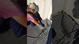 Наплавляемая кровля, углы колонны, внутренний и внешний