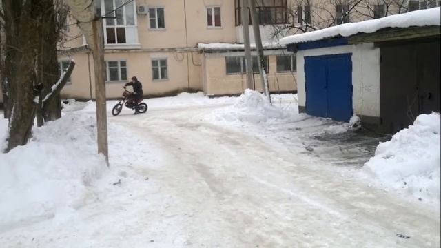 ирбис ттр 125R зимой