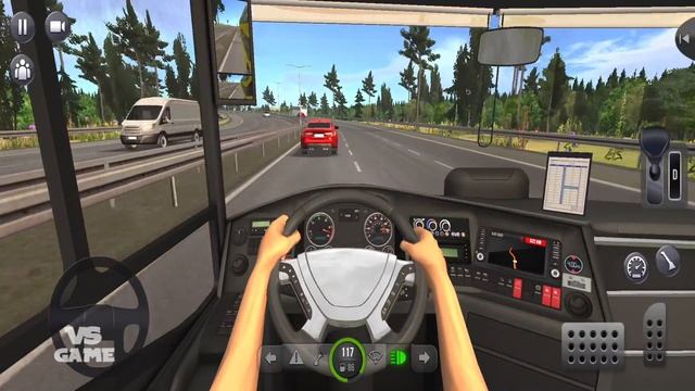 Yellow Coach Bus Neoplan Starliner Departure From Antalya - Bus Simulator Ultimate Gameplay смотреть онлайн