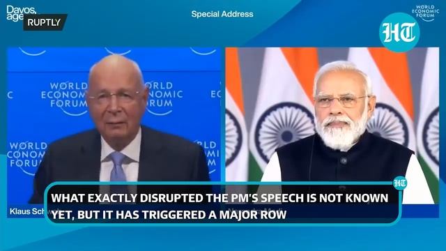 How Rahul Gandhi took a dig at PM Modi after alleged teleprompter malfunction at Davos смотреть онлайн