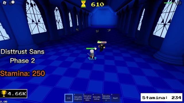 ULC Disttrust Sans Showcase Undertale: Last Corridor Roblox смотреть онлайн