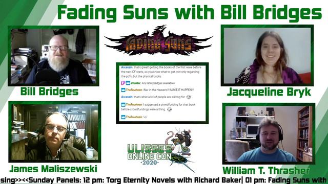 Ulisses Online Convention - Fading Suns Faction Panel смотреть онлайн