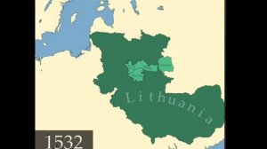 История литвы на карте