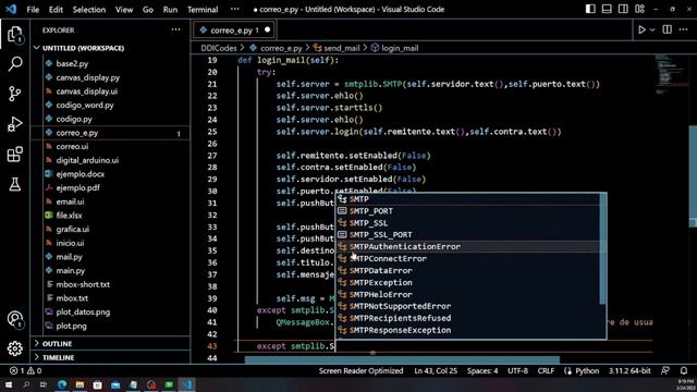 Envio de correo electronico con Python y GUI смотреть онлайн