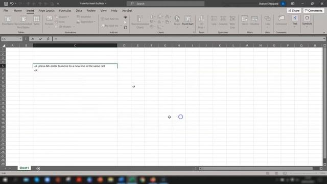 How To Add Bullet Points In Excel смотреть онлайн
