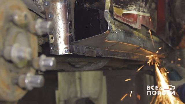 Процесс замены порогов Dodge Caliber. VSEPOROGI смотреть онлайн