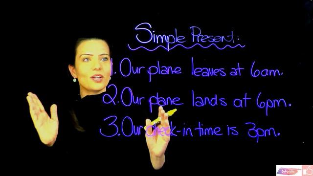 Describe Future Plans (with the Simple Present and Present Progressive Verb Tenses) ESL Grammar смотреть онлайн