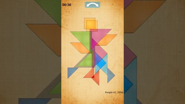 Tangram HD answers people 2 level 1 to 60 - Walkthrough смотреть онлайн