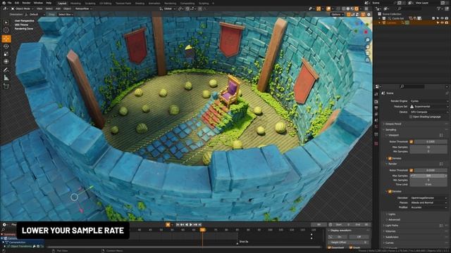 EVERY way to SPEED up Cycles! Up to 1000% - Blender 3D смотреть онлайн