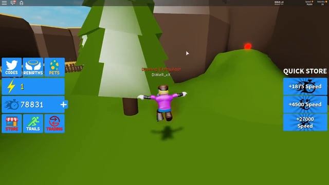 СИМУЛЯТОР СКОРОСТИ РОБЛОКС! САМЫЙ БЫСТРЫЙ НА ЛУНЕ? DASHING SIMULATOR ROBLOX смотреть онлайн