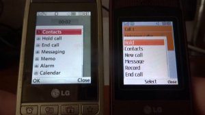 LG KF300 & KF301 Incoming Calls