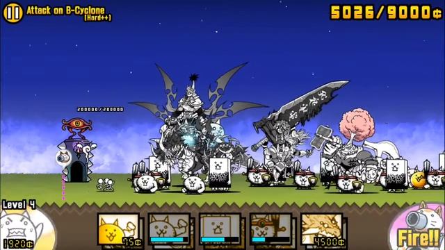 The Battle Cats - Heaven of Darkness (B-Cyclone, hard++) смотреть онлайн